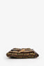 Fendi Khaki Zucchino Canvas Pouch