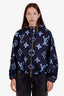 Louis Vuitton Navy Midnight Monogram Hooded Parka Size 36