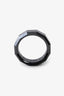David Yurman Black Titanium 'Faceted' Band Ring Size 10