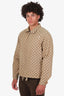 Gucci GG Monogram Drawstring Waist Zip-up Jacket Size 46 Mens