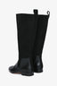 Chloe Black Suede Leather Riding Boots Size 36