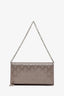 Gucci Rose Gold Metallic Canvas GG Imprimé Chain Wallet