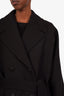 Dolce & Gabbana Black Virgin Wool Double Breasted Jacket Size 42