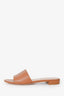 Stuart Weitzman Brown Leather 'Catherine' Sandals Size 8