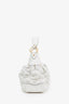 Louis Vuitton 2009 White Mahina Leather Solar PM Bag