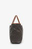 Goyard Black/Brown Coated Canvas Goyardine St. Louis PM Tote Bag with Pouch