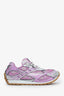 Bottega Veneta Purple/Silver Metallic Mesh Orbit Sneaker Size 39