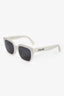 Celine White Acetate Cat Eye Sunglasses