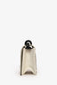 Christian Dior 2018 Cream/Black Leather Studded 'Diorama' Shoulder Bag