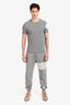 Thom Browne Grey Stripes Joggers Size 2 Mens