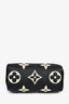 Louis Vuitton Black/White Giant Monogram Nano Speedy with Strap