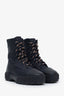 Hermès Black Fabric and Leather 'Fresh' Ankle Boot Size 39