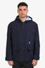 Louis Vuitton Navy Blue Hooded Jacket Size 48 Mens
