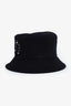 Hermès Black Cashmere Harper Lucky Bucket Hat Size 58