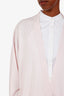 Thom Browne Pink Cotton Silk Button Up Cardigan Size 44