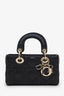 Christian Dior Black Lady D-Joy Micro Bag With Strap