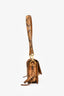 Brandon Blackwood Orange Python Print "Nia" Bag
