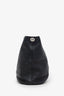 Prada Black Vitello Phenix Logo Bucket Bag