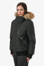 Mackage Dark Green Fur Hood Down 'Dickson' Jacket Size 42