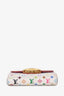 Louis Vuitton x Takashi Murakami White Canvas and Leather Monogram Joey Wallet