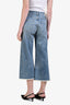Citizens of Humanity Blue 'Emma' High Rise Wide Leg Crop Jeans Size 26