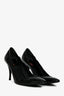 Prada Black Patent Pump Size 41