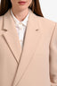 Wardrobe N.Y.C Beige Virgin Wool Oversized 'HB' Blazer Size S