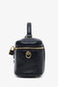 Louis Vuitton Black Coated Canvas Monogram Ink Embossed Vanity PM with Chain