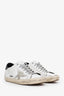 Golden Goose White Leather Super-Star Sneakers Size 39