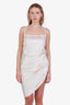 Jacquemus Ivory La Saudade Brodee Mini Dress Size 38