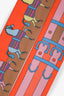 Hermès Orange/Multicolour Silk Rocabar Twilly