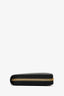 Prada Black Saffiano Leather Long Zip Wallet