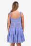 Zimmermann Lilac Cotton Lace Sleeveless Mini Dress Size 2