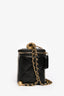 Pre-loved Chanel™ 2021+ Black Lambskin Leather Mini Perfect Fit Vanity Case