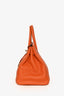 Hermès 2010 Orange Togo Leather Birkin 35