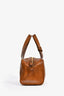 Miu Miu Brown Distressed Leather 'Arcadie' Top Handle Bag