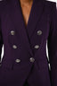 Veronica Beard Dark Purple Double Breasted Blazer Size 00