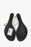 Gucci White Flip Flop Wedge Slingback Sandal Size 38