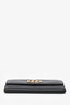 Gucci Black Leather Interlocking G Long Continental Wallet