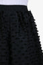 Cecilie Bahnsen Black Mala Fil-Coupé Shell Midi Skirt Size 10