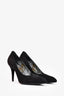 Hermès Black Suede Pumps Size 36