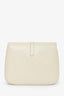 Celine 2021 Cream Leather Medium Tabou Crossbody Bag