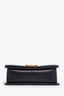 Pre-loved Chanel™ 2014 Black Quilted Lambskin Medium Boy Bag