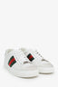 Gucci White Leather Studded Ace Sneaker Size 8 Mens