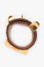 Hermès 2013 Rouge Shiny Alligator Mississippiensis Collier De Chien Bracelet