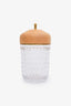 Hermès x Saint Louis Folia Clear Wood Brushed Portable Lamp