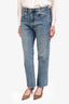 R13 Blue Straight Leg Mid Rise Jeans Size 25