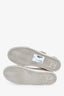 Pre-loved Chanel™ White Leather Camellia Detail Sneakers Size 38.5