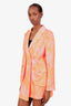 Boskemper Orange 'Shanghai' Blazer Mini Dress Size L