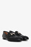 Hermès Black Leather Paris Loafers Size 39